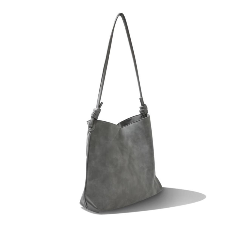 NWT- 8 Other Reasons Betsy Slouch Tote Shoulder Bag in Stone Gray